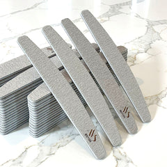 80/100 Grit Double Sided Reusable Nail File Zebra