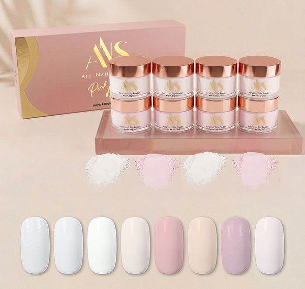ANS Pink Brink Collection Set of 8 Colors